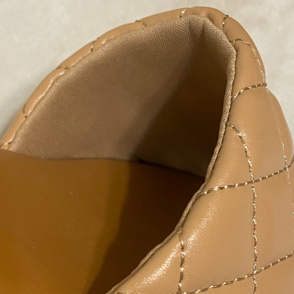Faryl by Farylrobin Slides Quilted Tan Sandal Zappos - Picture 3 of 7